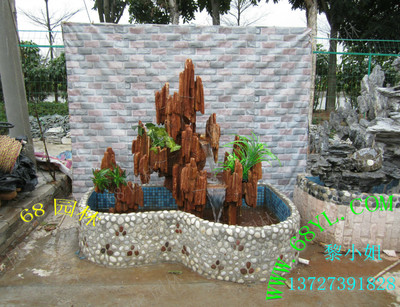田園風格辟邪風水擺件/木化石假山流水噴泉/真石假山裝飾熱銷產品